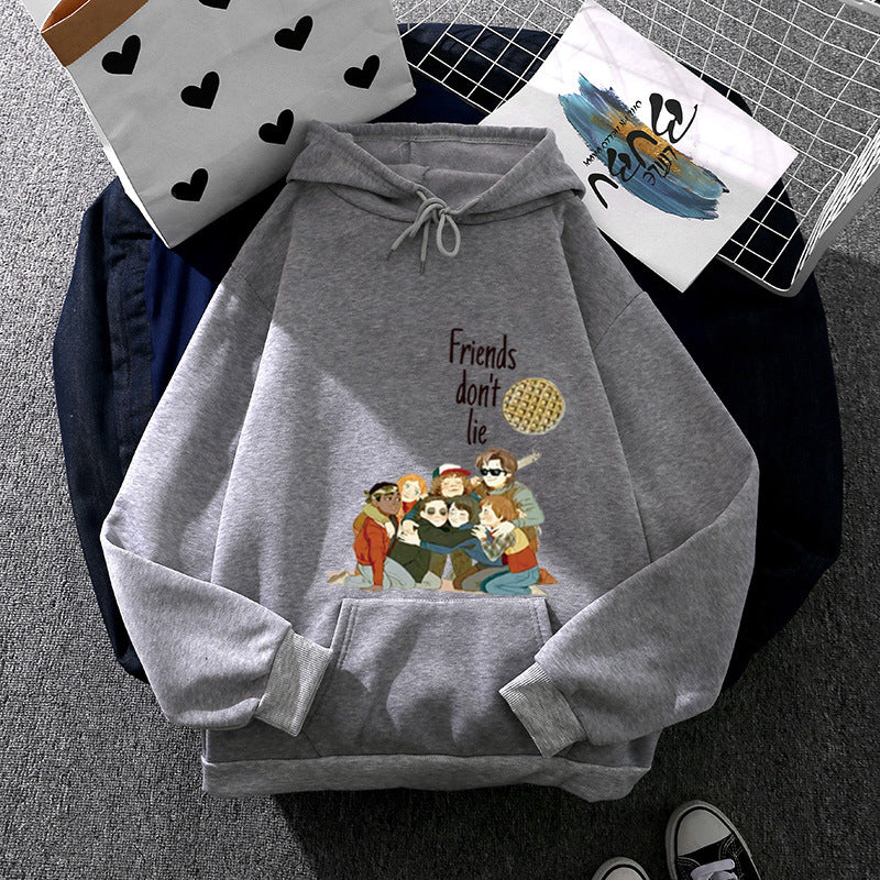 Women's statement hoodie in oversized fit with soft fleece lining and kangaroo pocket Mune Fashion