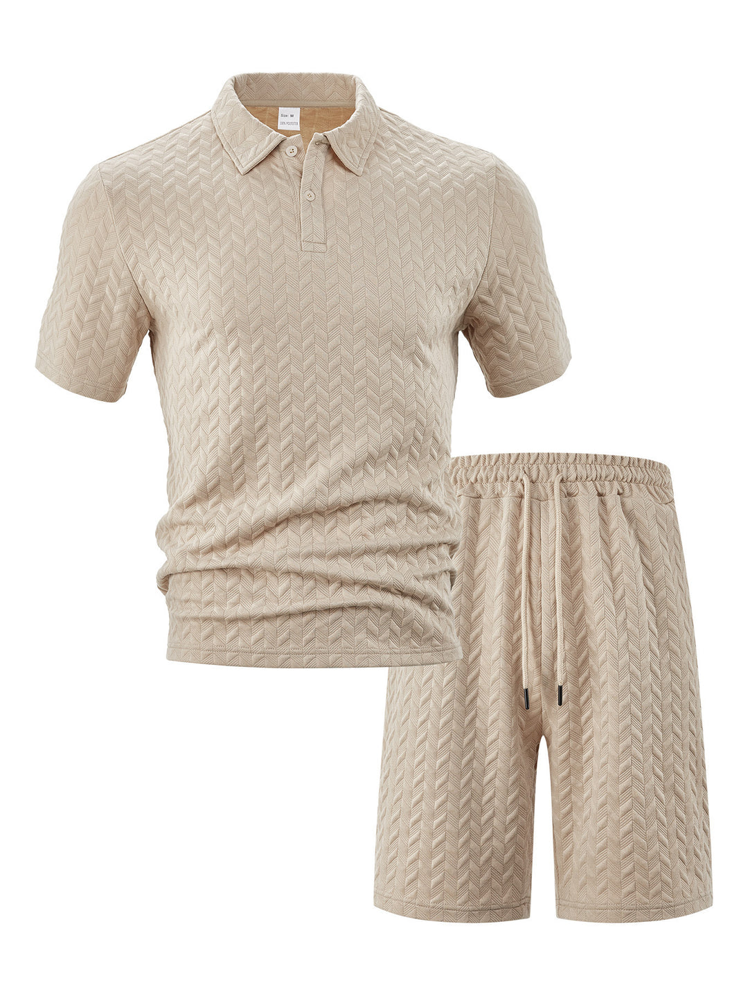 Men's structured polo set made of breathable cotton blend Mune Fashion