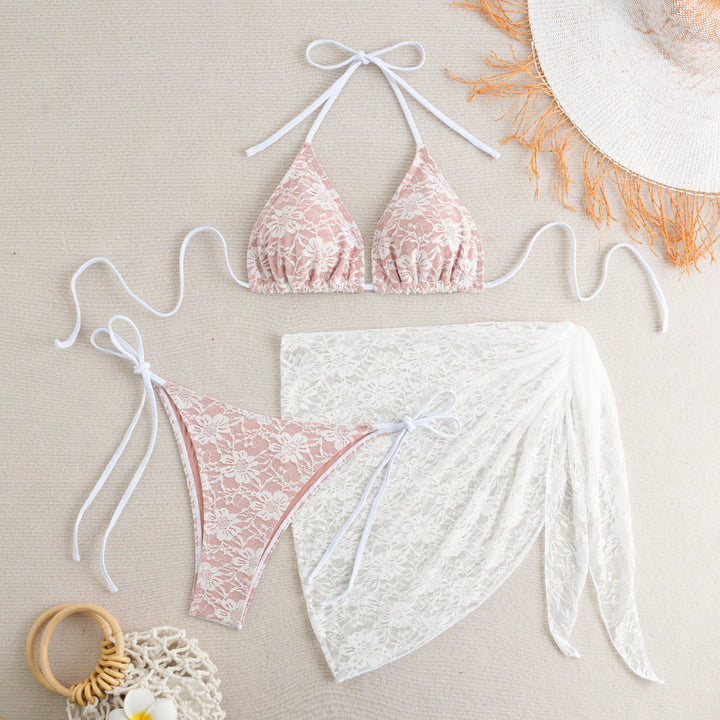 Women Lace Bikini Set Mune Fashion