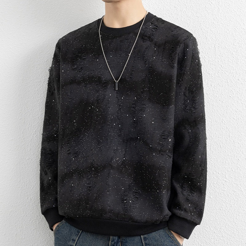 Men's Urban Sweatshirt with Sparkling Design Mune Fashion