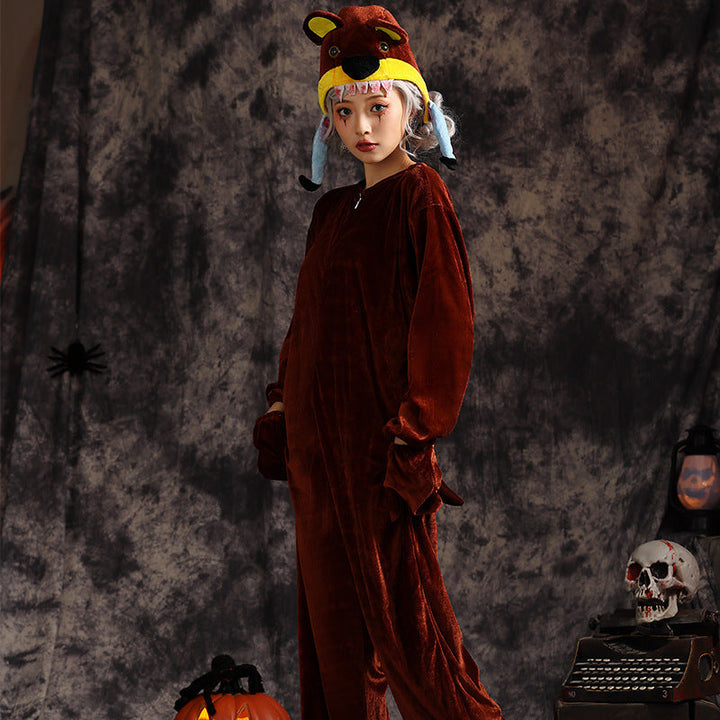 Women Animal Costume made of soft fleece fabric Mune Fashion