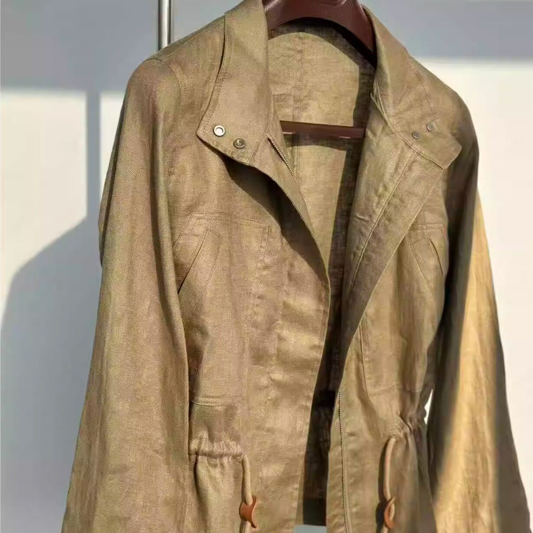 Women's elegant transitional jacket with high collar Drune 1789268837