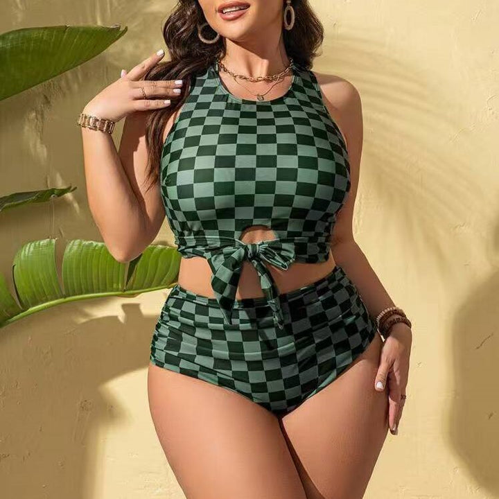 Women's bikini set with trendy knot design and high-cut panties Mune Fashion