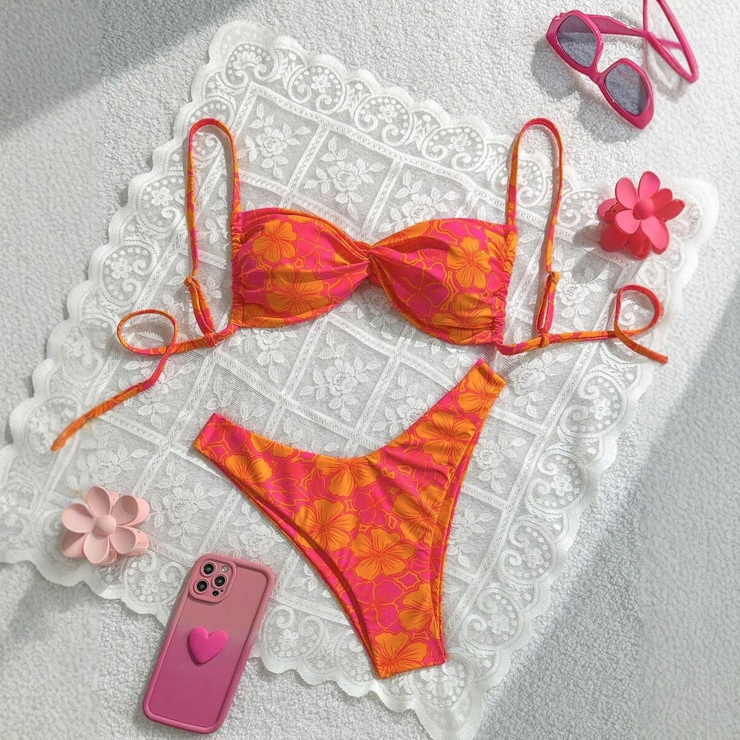 Women's Floral Bikini Set Mune Fashion