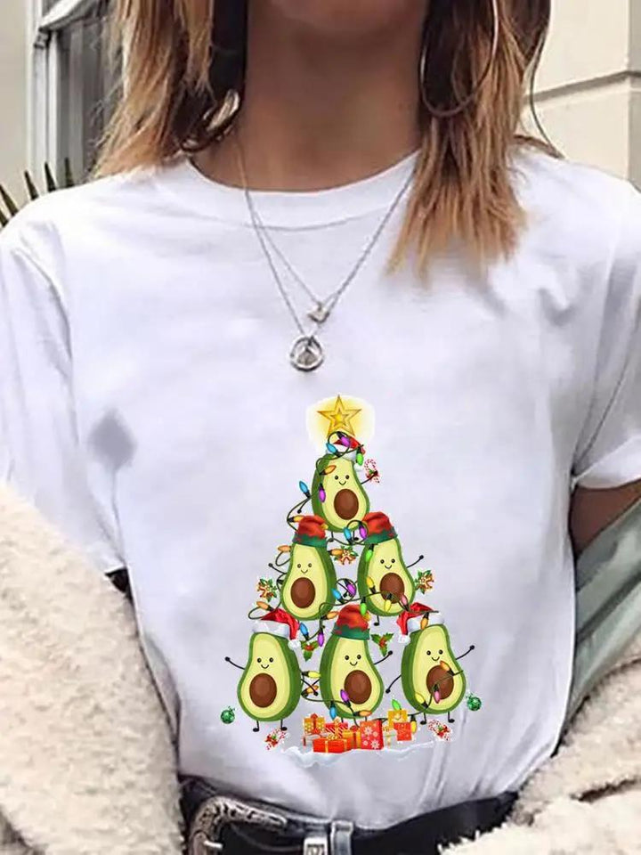 Mune | Christmas Round Neck Short Sleeve Shirt