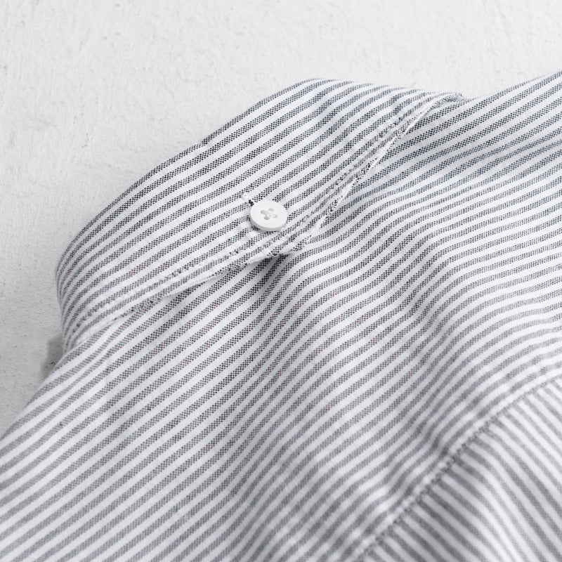 Men's Lightweight Seersucker Shirt in Layering Look with Chest Pocket Mune Fashion