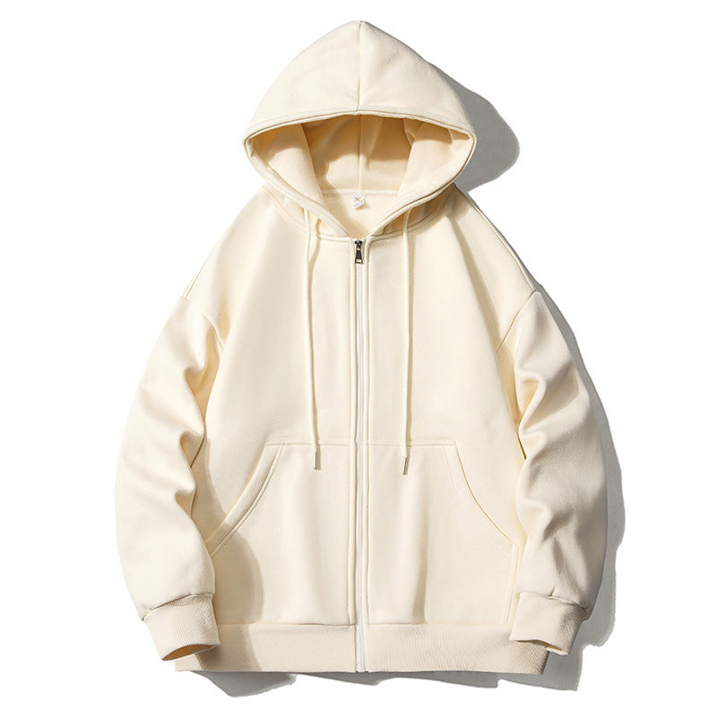 Men's hoodie zip-up jacket with full zip, oversized fit, and raglan sleeves Mune Fashion