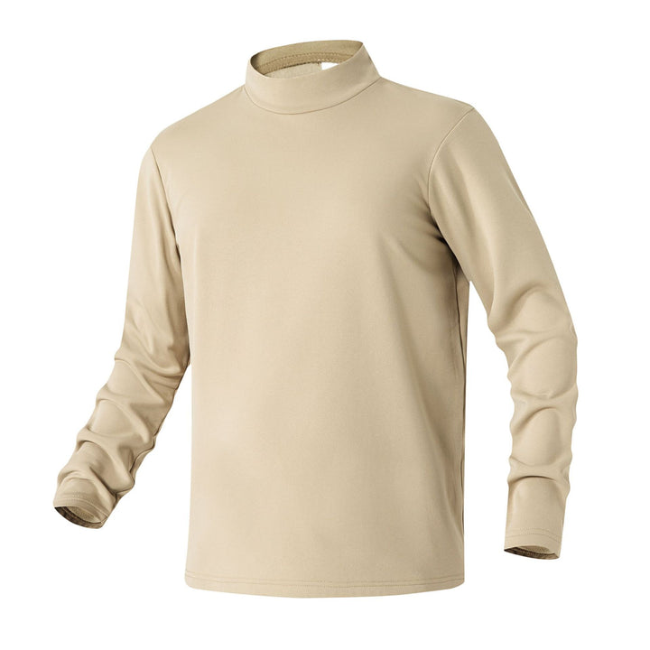 Damen Slim-Fit Langarmshirt mit Stehkragen aus funktionalem Jersey Mune Fashion