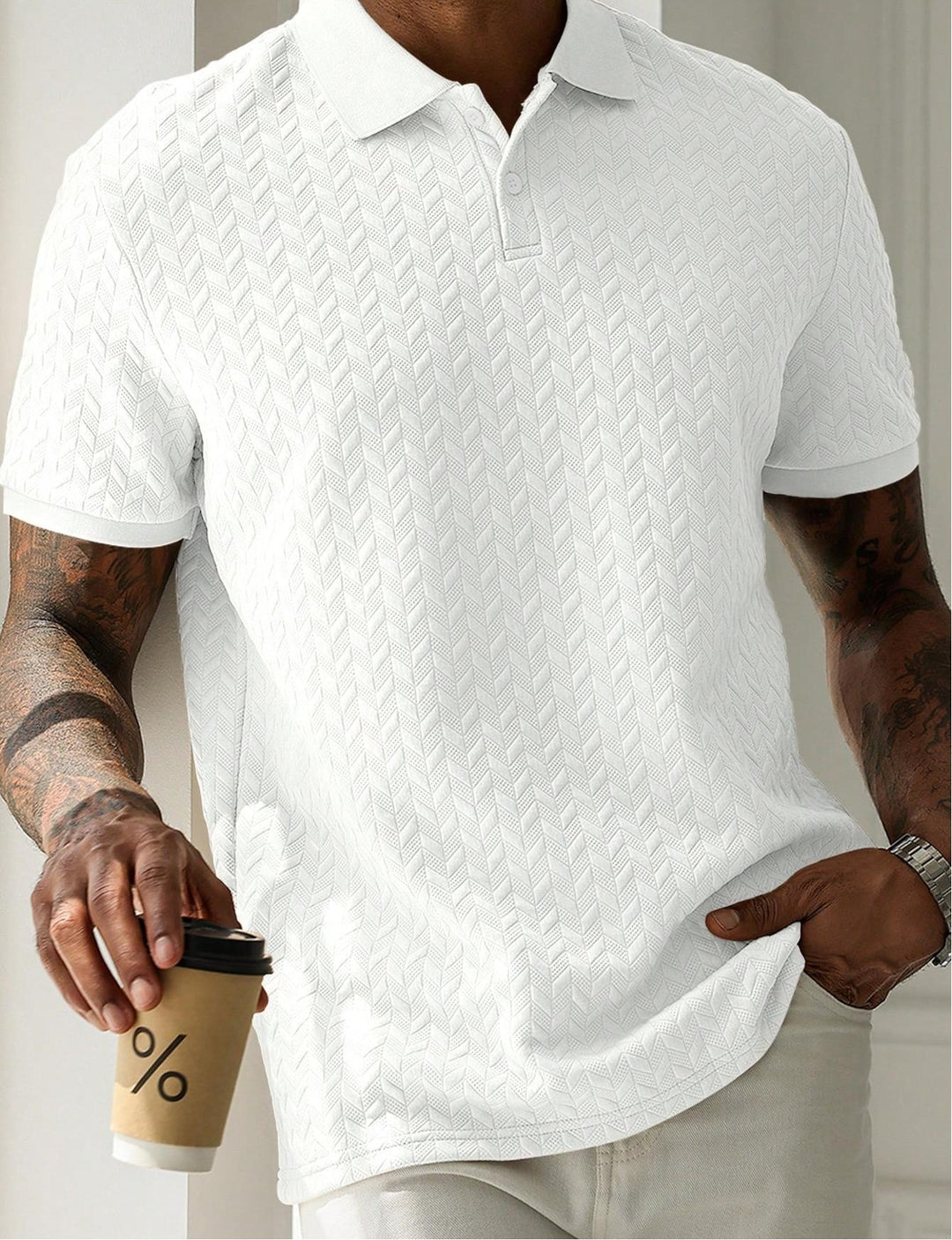 Men's polo shirt in elegant design Mune Fashion