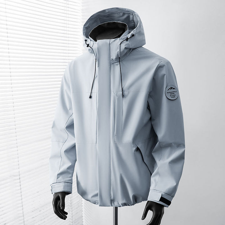 Men's functional jacket with hood