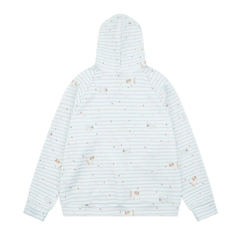 Women Cozy Hooded Oversized Sweater with Integrated Bow Scarf and Patch Pockets