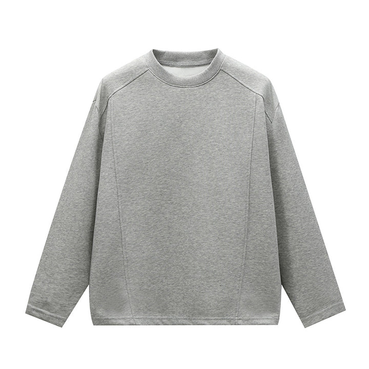 Unisex Minimalist Round Neck Sweatshirt with Raglan Sleeves Mune Fashion
