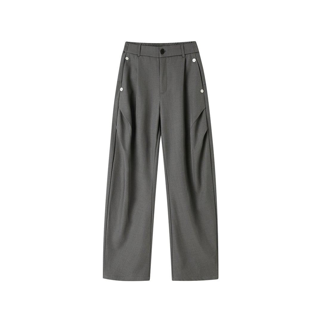 Women's Elegant Wide-Cut Suit Pants Mune Fashion
