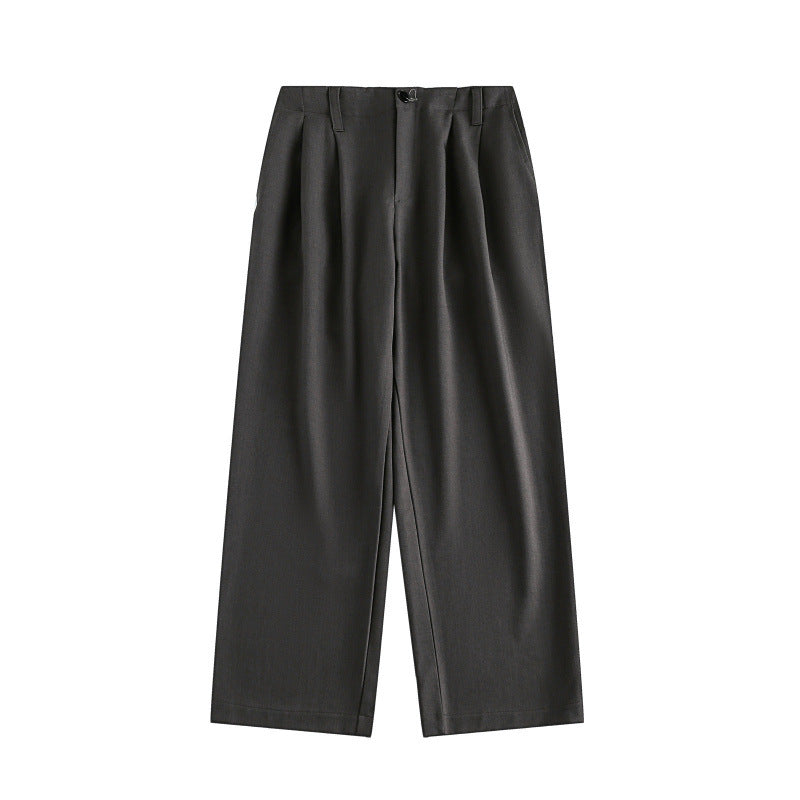 Women High-waisted wide pleated trousers with straight leg Mune Fashion