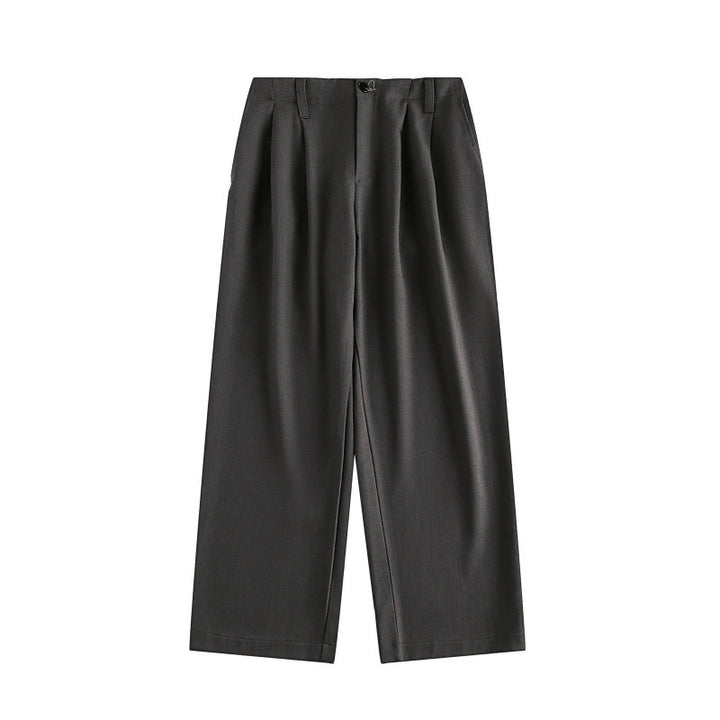 Women High-waisted wide pleated trousers with straight leg Mune Fashion