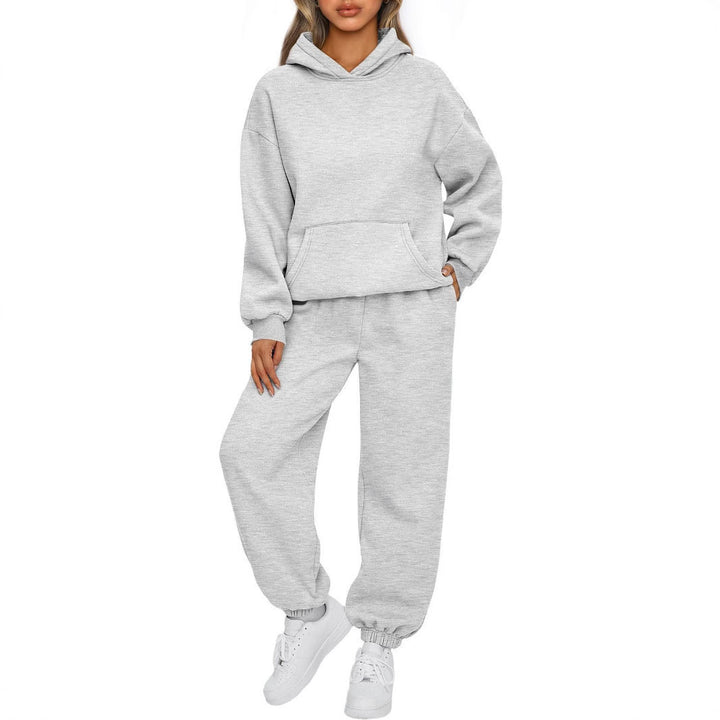 Ladies nan oversized hoodie and jogger set made of soft cotton blend Mune Fashion