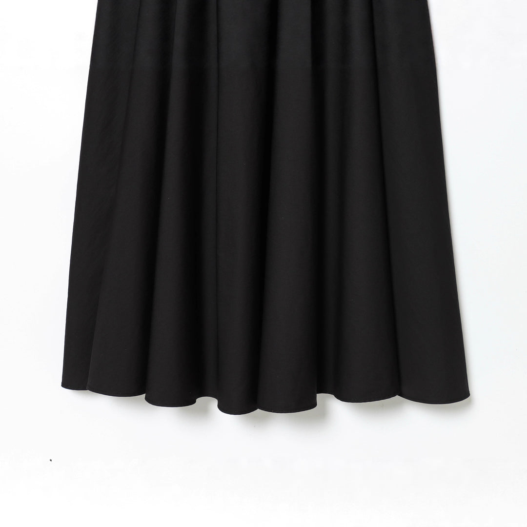 Women's uncollared long blazer with open front, flap pockets, and light stretch Mune Fashion