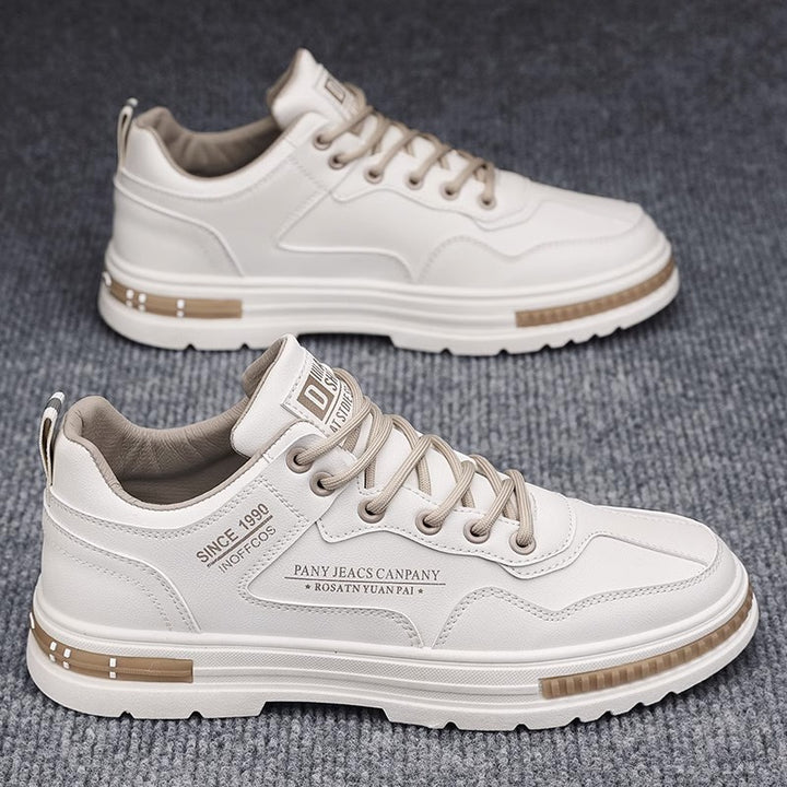 Men's fashionable casual sneaker with thick platform sole, padded shaft, and reinforced toe cap Mune Fashion