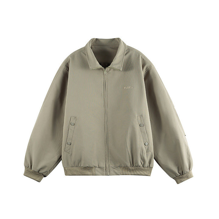 Unisex Oversize Utility Bomber Jacket with concealed zipper and elastic cuffs Mune Fashion