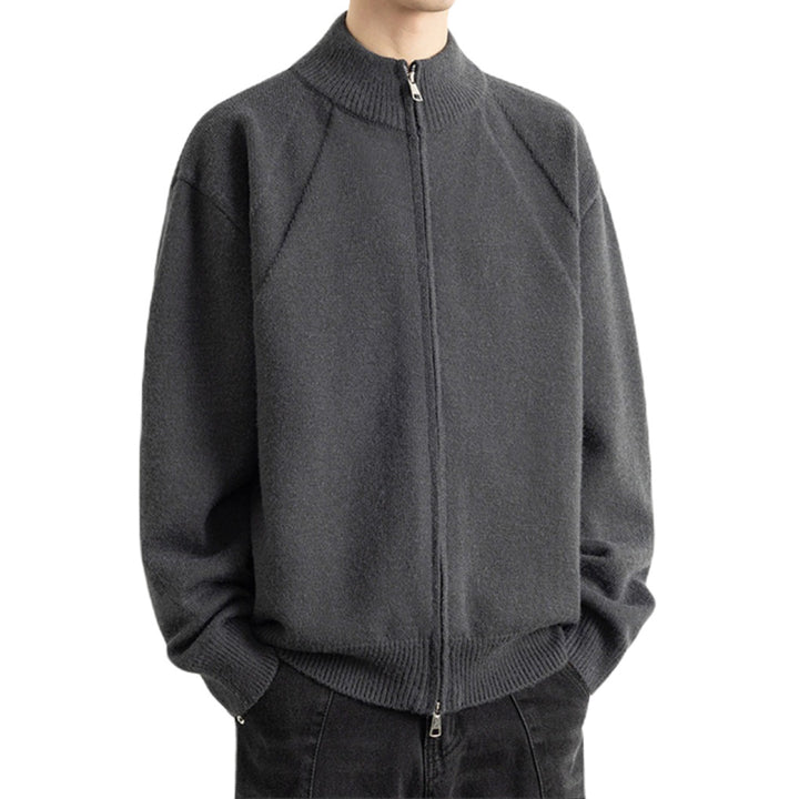 Men's Stylish Zip-Up Cardigan Mune Fashion