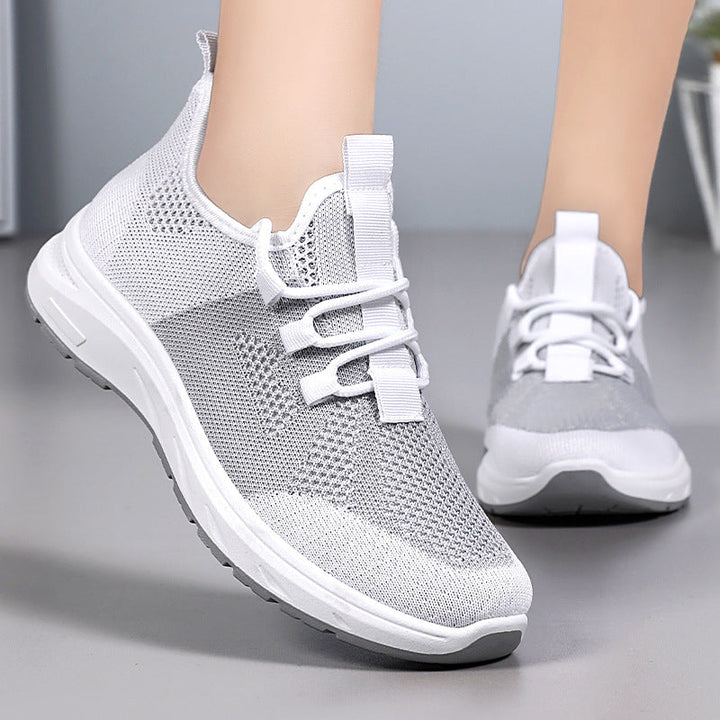 Women's Breathable Sport Sneakers with Flexible Sole and Elegant Design Mune Fashion