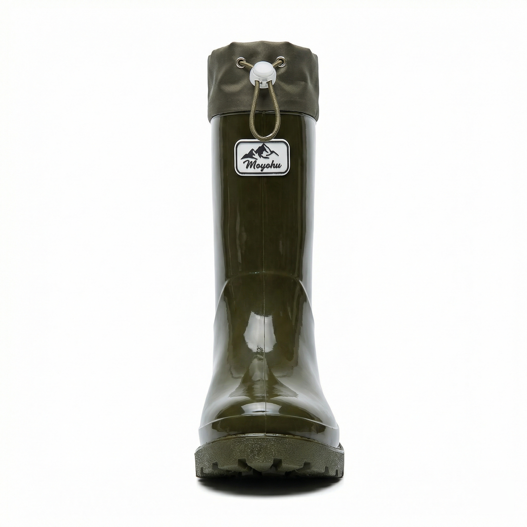 Women High Quality and Stylish Rubber Boots with Adjustable Lacing System Mune Fashion