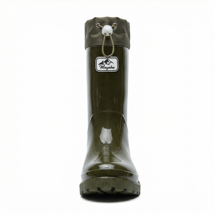 Women High Quality and Stylish Rubber Boots with Adjustable Lacing System Mune Fashion