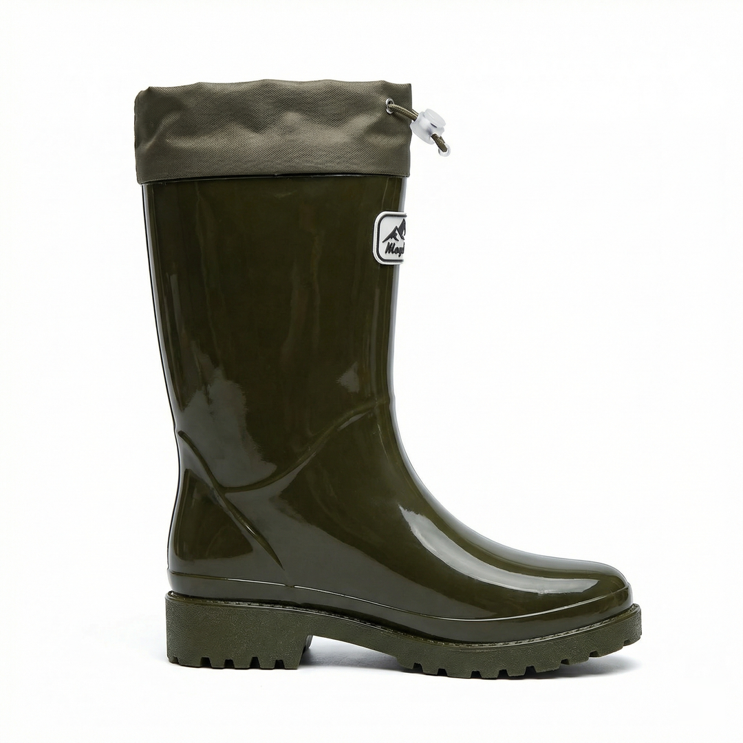 Women High Quality and Stylish Rubber Boots with Adjustable Lacing System Mune Fashion
