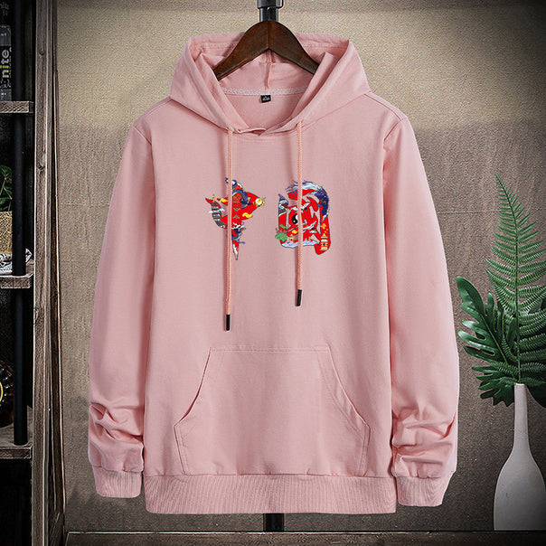 Unisex hoodie sweatshirt with kangaroo pocket and eye-catching graphic print Mune Fashion