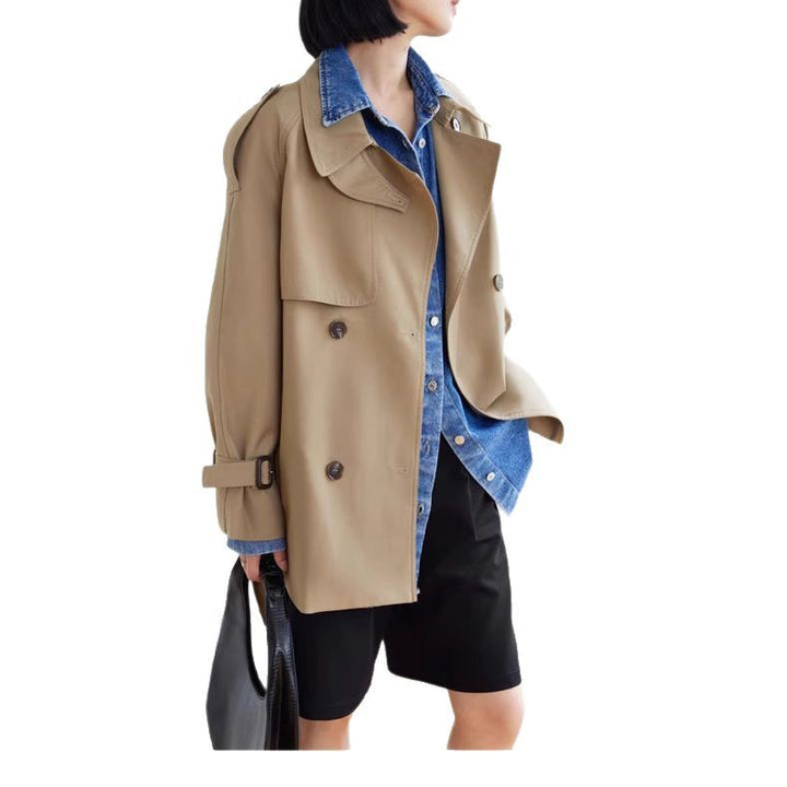 Women Stylish Trench Coat Mune Fashion