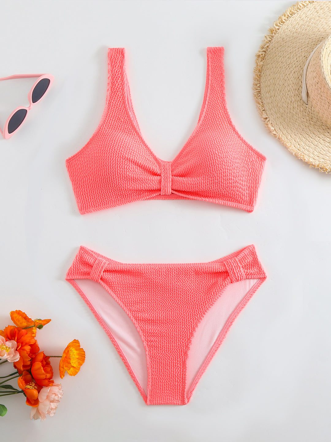 Women's structured bikini with offset band Mune Fashion