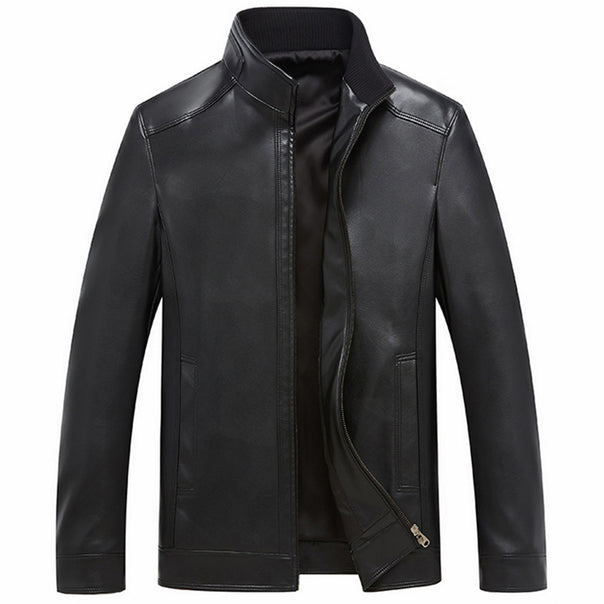 Men's Leather Jacket Mune Fashion