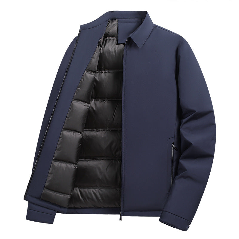 Men's Fashionable Transitional Jacket with High Collar Mune Fashion