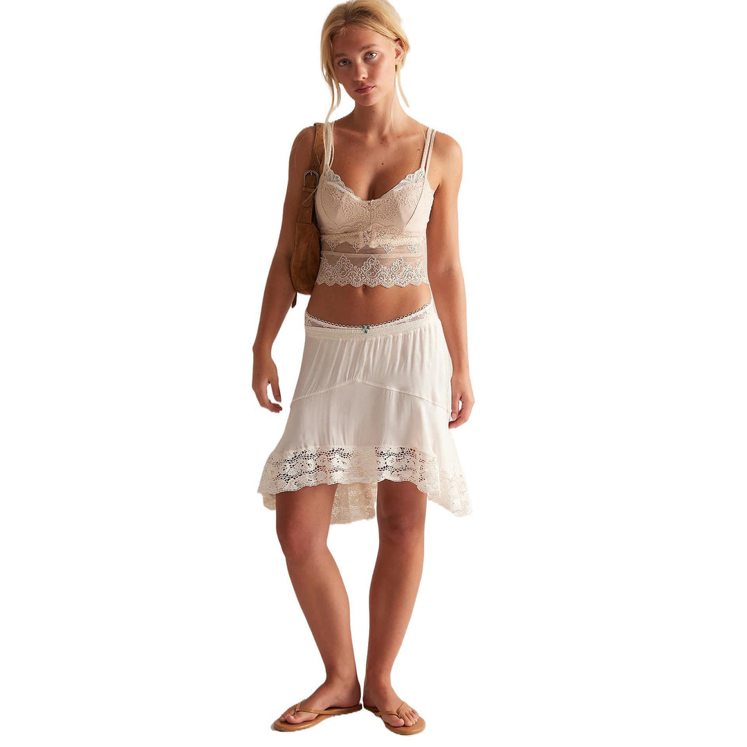 Women's Lace Crop Top and Shorts Set Mune Fashion