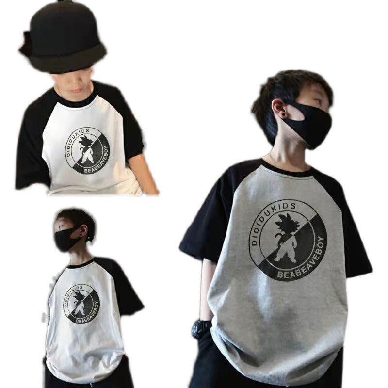 Boys casual T-shirt with creative print Mune Fashion