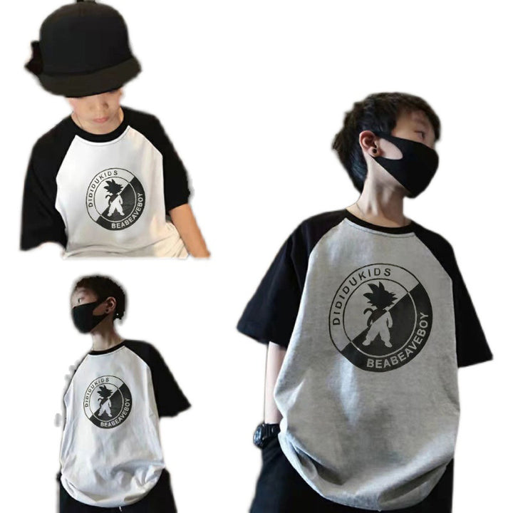 Boys casual T-shirt with creative print Mune Fashion