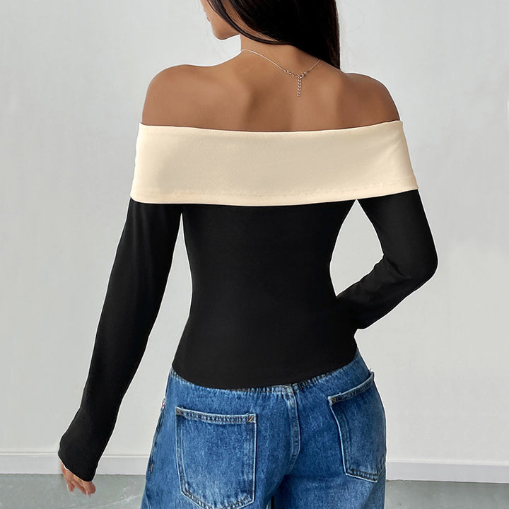 Women's Off-Shoulder Top with Bow Detail Mune Fashion
