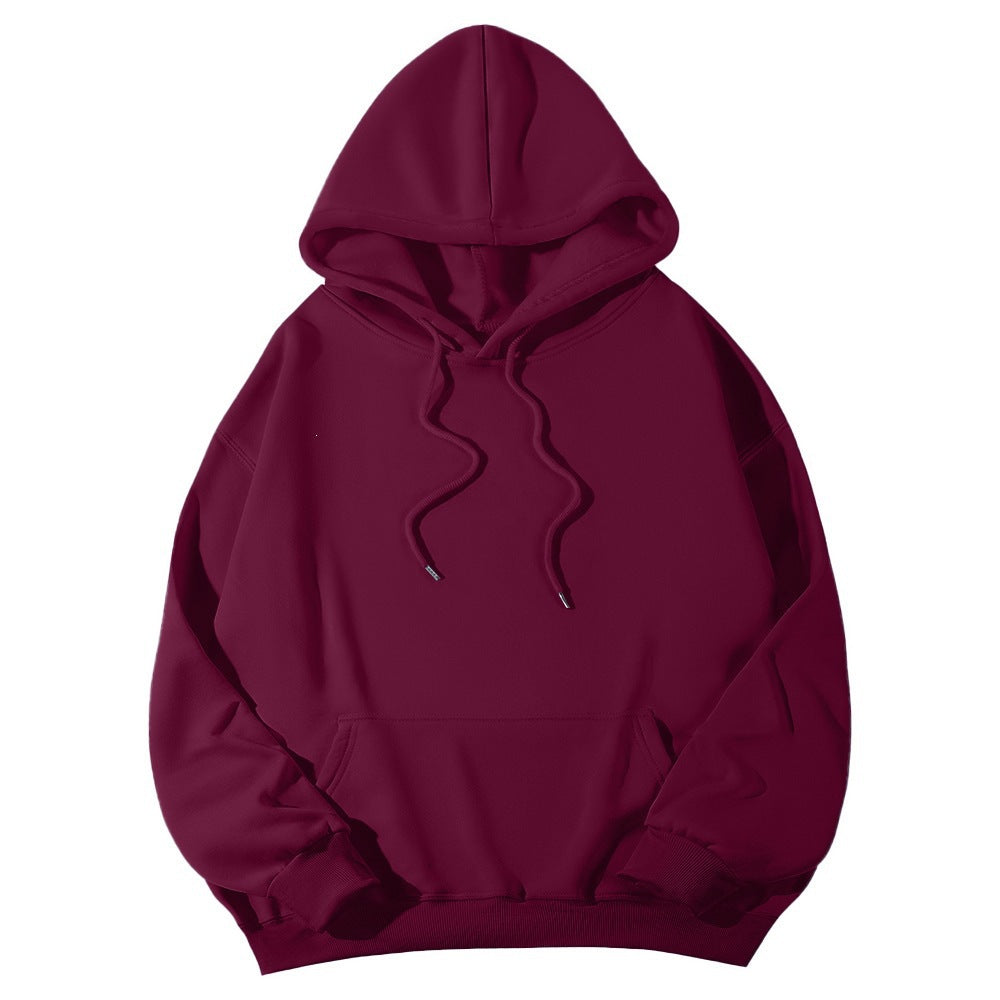 Unisex minimalist hoodie with extended back and kangaroo pocket Mune Fashion