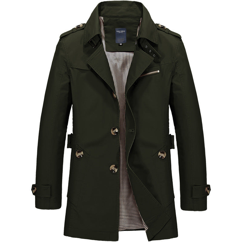 Women Elegant Trench Coat Mune Fashion