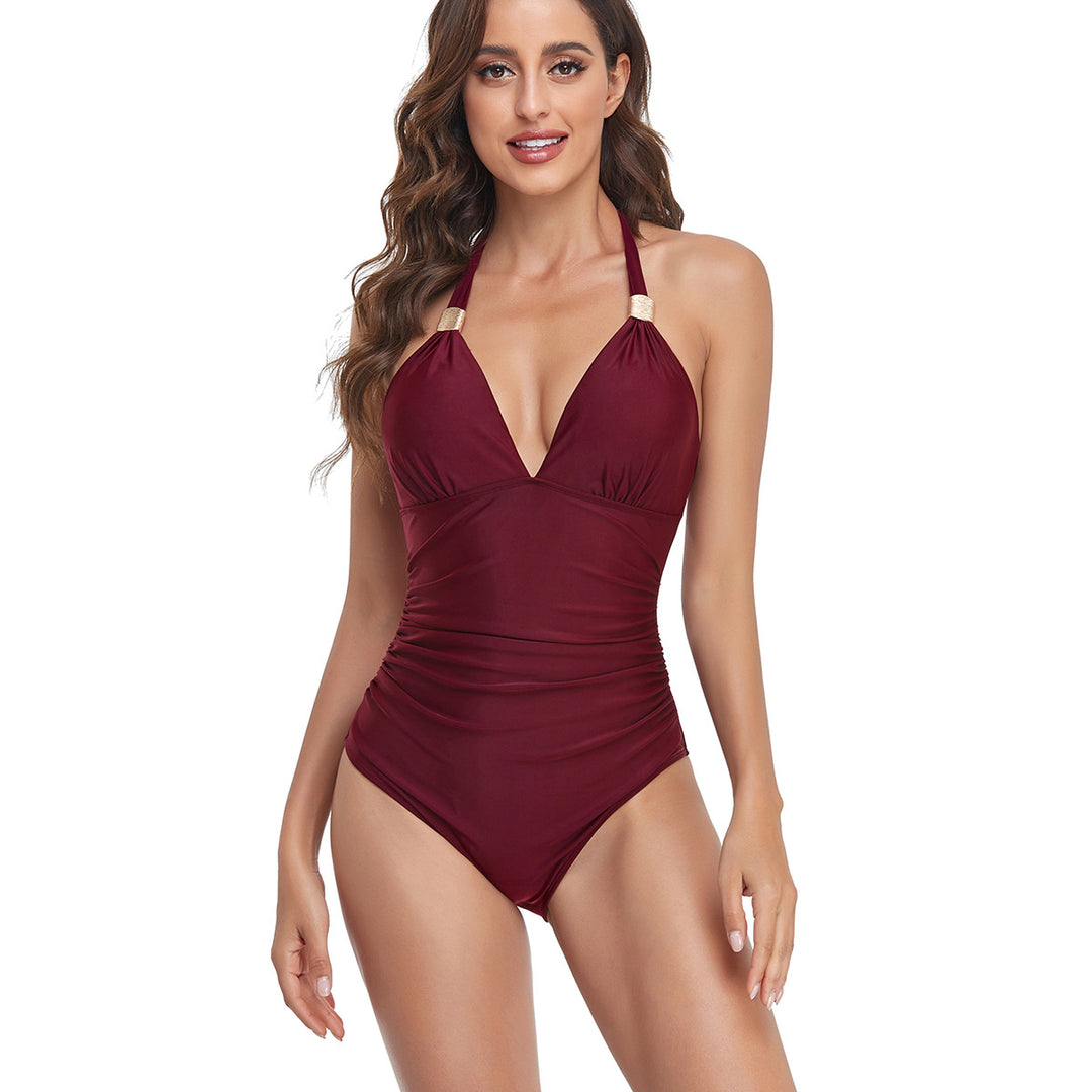 Women's Elegant High-Cut Swimsuit Mune Fashion
