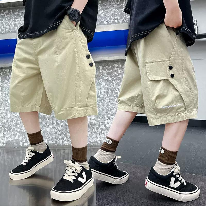 Boys Cargo Shorts with practical side pockets Mune Fashion