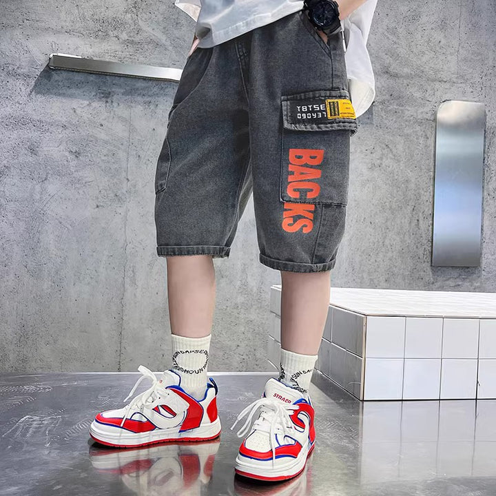 Boys practical cargo shorts with deep pockets Mune Fashion