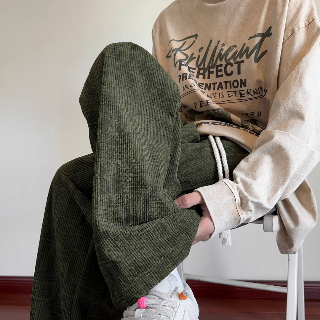 Women Vintage Checkered Leisure Pants