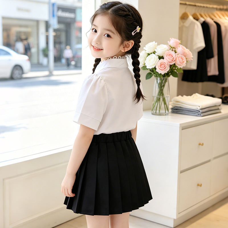 Girls blouse with ruffle details Mune Fashion