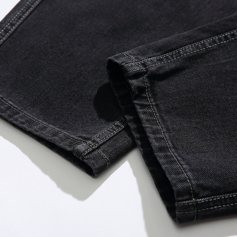 Unisex Wide Baggy Jeans with Drawstring Waist, Pleated Front and Utility Pockets Mune Fashion
