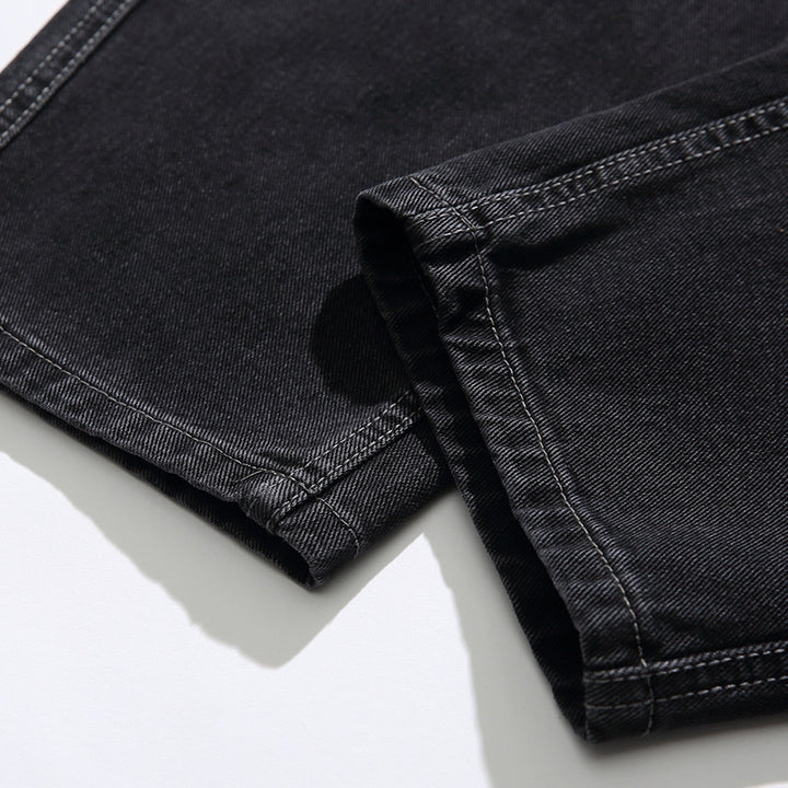 Unisex Wide Baggy Jeans with Drawstring Waist, Pleated Front and Utility Pockets Mune Fashion