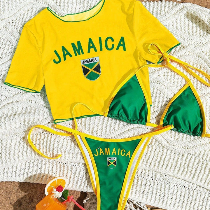 Women's Sporty Bikini with Transparent Top Mune Fashion