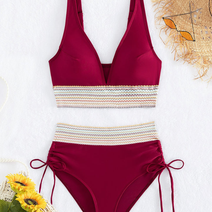 Women's High-Cut Sport Bikini Mune Fashion