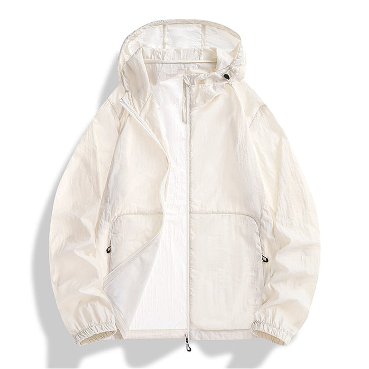 Men's Lightweight Outdoor Jacket with Adjustable Hood Mune Fashion