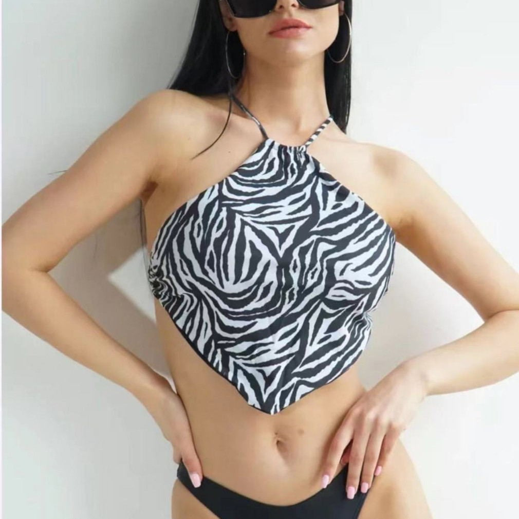 Women's bustier bikini top with asymmetric cut Mune Fashion